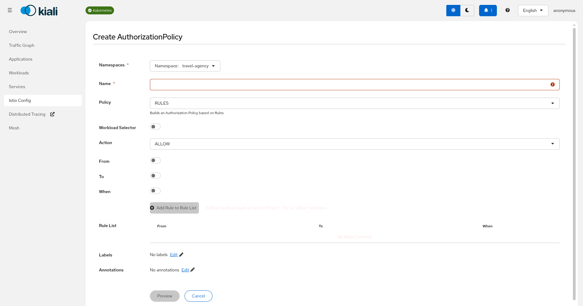 AuthorizationPolicy AuthorizationPolicy